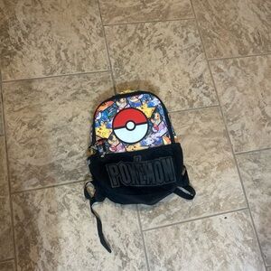 Bioworld Black Pokemon Mini Backpack